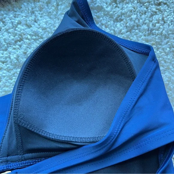 Coastal Blue Navy Blue Halter One-Piece Swimsuit - Picture 6 of 8